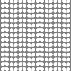 Gray And White Leaf Pattern Play Mat (rectangle) by GardenOfOphir