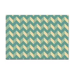 Modern Retro Chevron Patchwork Pattern Sticker A4 (100 Pack) by GardenOfOphir