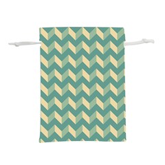 Modern Retro Chevron Patchwork Pattern Lightweight Drawstring Pouch (l) by GardenOfOphir