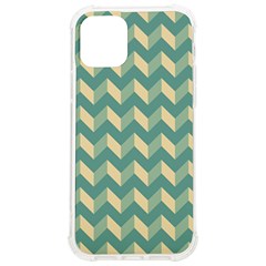 Modern Retro Chevron Patchwork Pattern Iphone 12/12 Pro Tpu Uv Print Case by GardenOfOphir