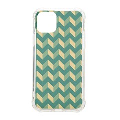 Modern Retro Chevron Patchwork Pattern Iphone 11 Pro 5 8 Inch Tpu Uv Print Case by GardenOfOphir