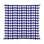 Blue And White Leaf Pattern Standard Cushion Case (One Side) Front