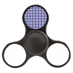 Blue And White Leaf Pattern Finger Spinner