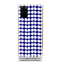 Blue And White Leaf Pattern Samsung Galaxy S20Plus 6.7 Inch TPU UV Case