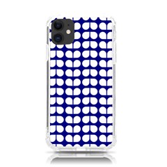 Blue And White Leaf Pattern iPhone 11 TPU UV Print Case