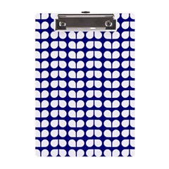 Blue And White Leaf Pattern A5 Acrylic Clipboard