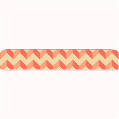 Modern Retro Chevron Patchwork Pattern Small Bar Mat by GardenOfOphir