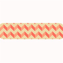 Modern Retro Chevron Patchwork Pattern Large Bar Mat by GardenOfOphir