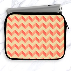 Modern Retro Chevron Patchwork Pattern Apple Ipad 2/3/4 Zipper Cases by GardenOfOphir