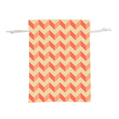 Modern Retro Chevron Patchwork Pattern Lightweight Drawstring Pouch (s) by GardenOfOphir