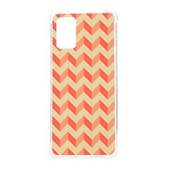 Modern Retro Chevron Patchwork Pattern Samsung Galaxy S20plus 6 7 Inch Tpu Uv Case by GardenOfOphir