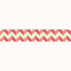 Modern Retro Chevron Patchwork Pattern Small Bar Mat by GardenOfOphir