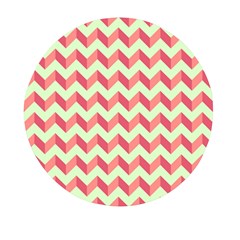 Modern Retro Chevron Patchwork Pattern Mini Round Pill Box (pack Of 3) by GardenOfOphir