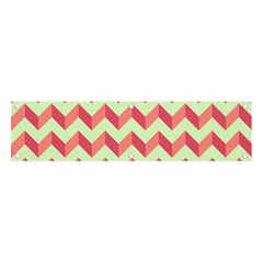 Modern Retro Chevron Patchwork Pattern Banner And Sign 4  X 1  by GardenOfOphir