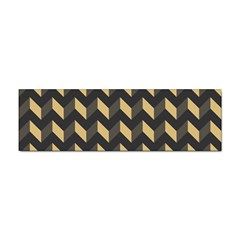 Modern Retro Chevron Patchwork Pattern Sticker Bumper (10 Pack) by GardenOfOphir