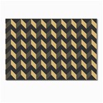 Modern Retro Chevron Patchwork Pattern Postcards 5  x 7  (Pkg of 10) Front