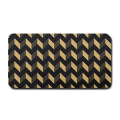 Modern Retro Chevron Patchwork Pattern Medium Bar Mat by GardenOfOphir