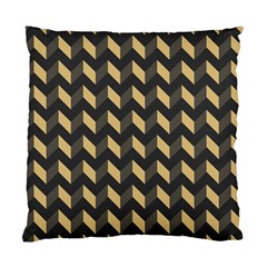 Modern Retro Chevron Patchwork Pattern Standard Cushion Case (two Sides) by GardenOfOphir