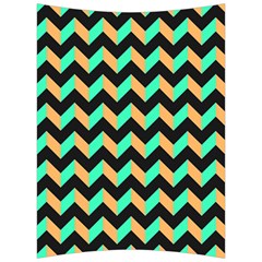 Modern Retro Chevron Patchwork Pattern Back Support Cushion by GardenOfOphir