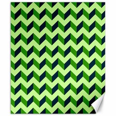 Modern Retro Chevron Patchwork Pattern Canvas 20  X 24  by GardenOfOphir