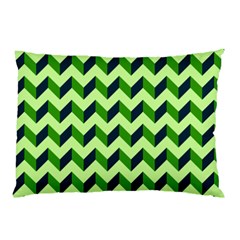 Modern Retro Chevron Patchwork Pattern Pillow Case (two Sides) by GardenOfOphir