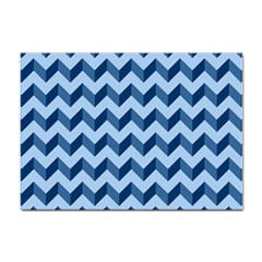 Modern Retro Chevron Patchwork Pattern Sticker A4 (100 Pack) by GardenOfOphir