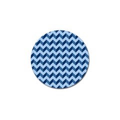 Modern Retro Chevron Patchwork Pattern Golf Ball Marker (4 Pack) by GardenOfOphir