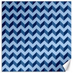 Modern Retro Chevron Patchwork Pattern Canvas 16  X 16  by GardenOfOphir