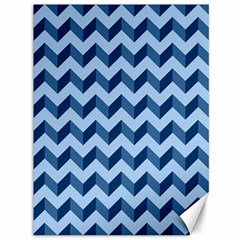 Modern Retro Chevron Patchwork Pattern Canvas 36  X 48  by GardenOfOphir