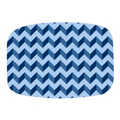 Modern Retro Chevron Patchwork Pattern Mini Square Pill Box by GardenOfOphir