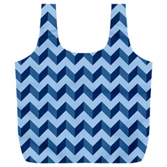 Modern Retro Chevron Patchwork Pattern Full Print Recycle Bag (xxxl) by GardenOfOphir