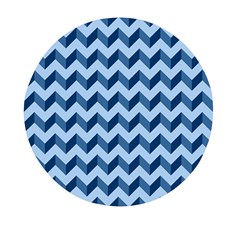 Modern Retro Chevron Patchwork Pattern Mini Round Pill Box (pack Of 5) by GardenOfOphir