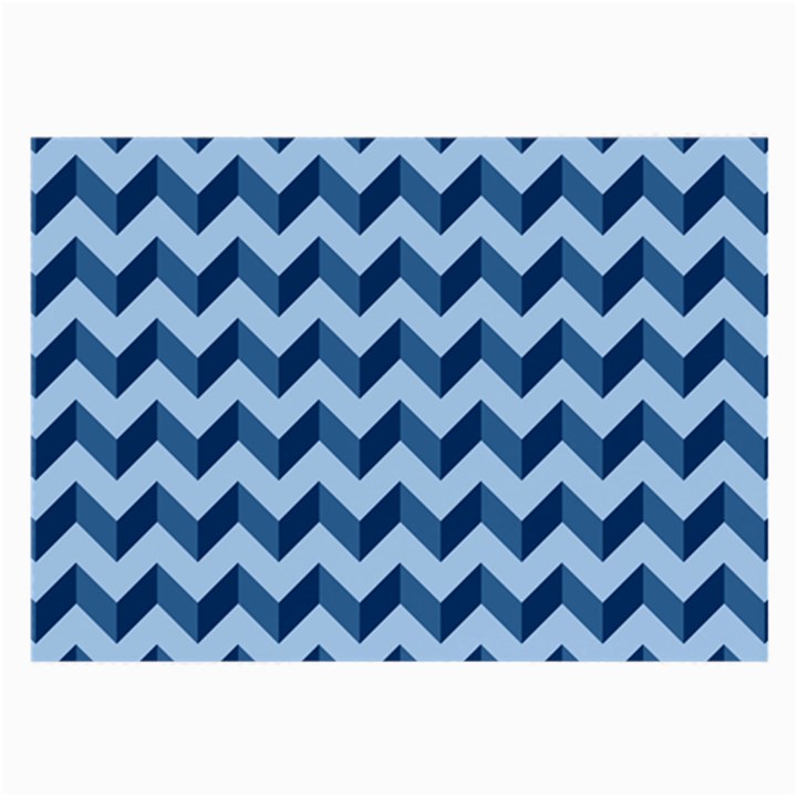 Modern Retro Chevron Patchwork Pattern Large Glasses Cloth