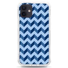 Modern Retro Chevron Patchwork Pattern Iphone 12 Mini Tpu Uv Print Case	 by GardenOfOphir