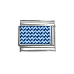 Modern Retro Chevron Patchwork Pattern Italian Charm (9mm) by GardenOfOphir