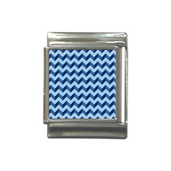 Modern Retro Chevron Patchwork Pattern Italian Charm (13mm) by GardenOfOphir