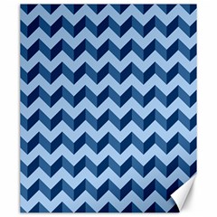 Modern Retro Chevron Patchwork Pattern Canvas 20  X 24  by GardenOfOphir