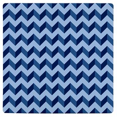 Modern Retro Chevron Patchwork Pattern Uv Print Square Tile Coaster  by GardenOfOphir