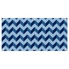 Modern Retro Chevron Patchwork Pattern Banner And Sign 4  X 2  by GardenOfOphir