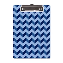 Modern Retro Chevron Patchwork Pattern A5 Acrylic Clipboard by GardenOfOphir