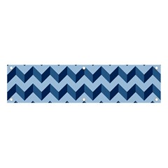 Modern Retro Chevron Patchwork Pattern Banner And Sign 4  X 1  by GardenOfOphir