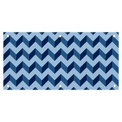 Modern Retro Chevron Patchwork Pattern Banner And Sign 6  X 3  by GardenOfOphir