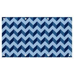 Modern Retro Chevron Patchwork Pattern Banner And Sign 7  X 4  by GardenOfOphir