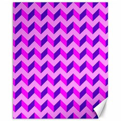 Modern Retro Chevron Patchwork Pattern Canvas 16  X 20  by GardenOfOphir