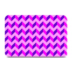 Modern Retro Chevron Patchwork Pattern Plate Mats by GardenOfOphir