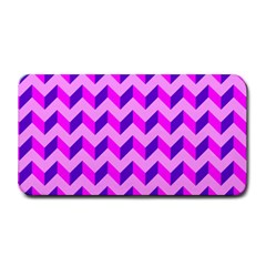 Modern Retro Chevron Patchwork Pattern Medium Bar Mat by GardenOfOphir