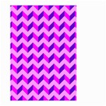 Modern Retro Chevron Patchwork Pattern Small Garden Flag (Two Sides) Back