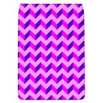 Modern Retro Chevron Patchwork Pattern Removable Flap Cover (L) Front