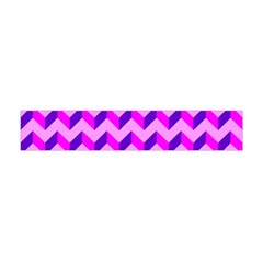 Modern Retro Chevron Patchwork Pattern Premium Plush Fleece Scarf (mini) by GardenOfOphir