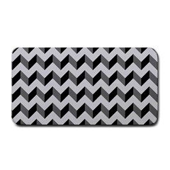 Modern Retro Chevron Patchwork Pattern Medium Bar Mat by GardenOfOphir